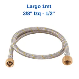 Flexible Para Gas 3/8" Izq X 1/2"