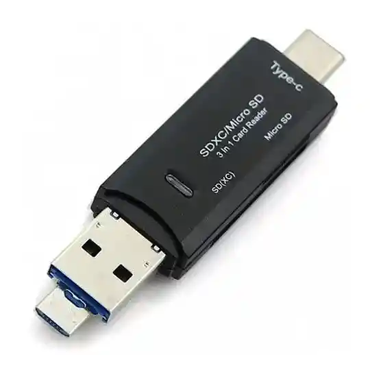 Lector Micro Sd / Usb 3 En 1 Otg