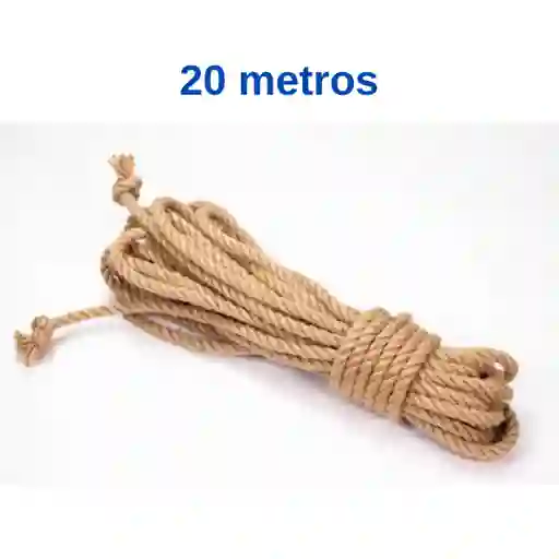 Cuerda Trenzada Yute - 10 Metros