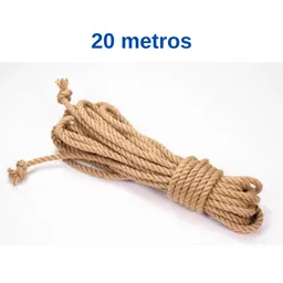 Cuerda Trenzada Yute - 20 Metros