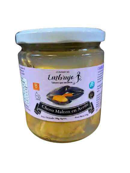 1 Cholga En Aceite + 1 Choro Malton En Aceite