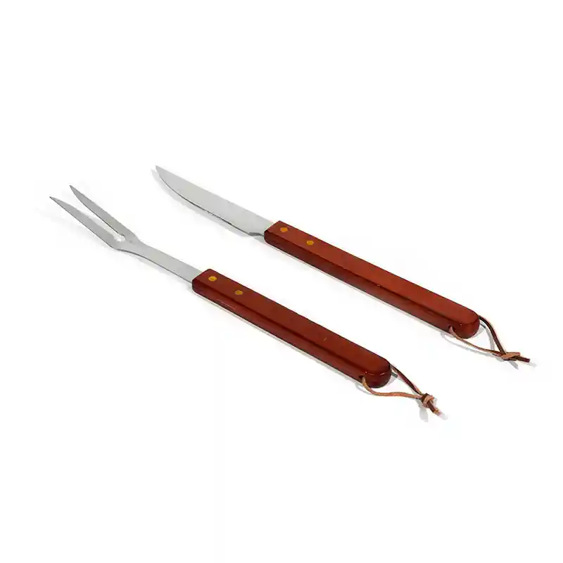 Set Parrillero Cuchillo Y Tenedor