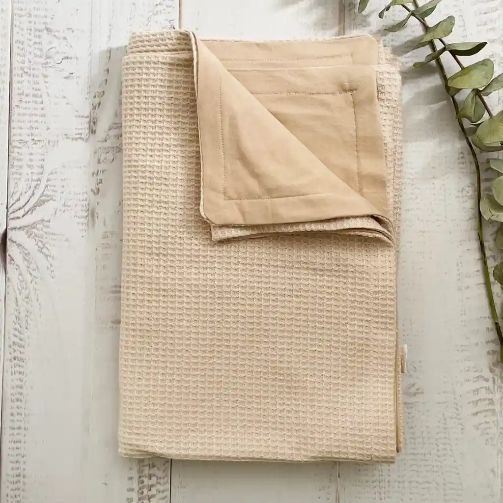 Colcha Cuna Beige Talla Unica