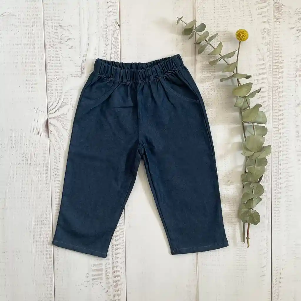 Pantalon Erick Azul Talla 3/6 Meses