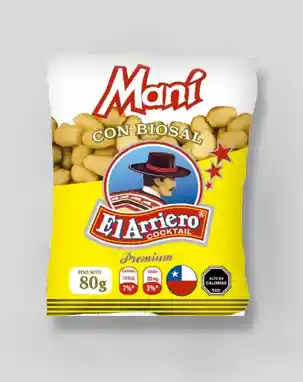 Maní Salado El Arriero 80 Gr