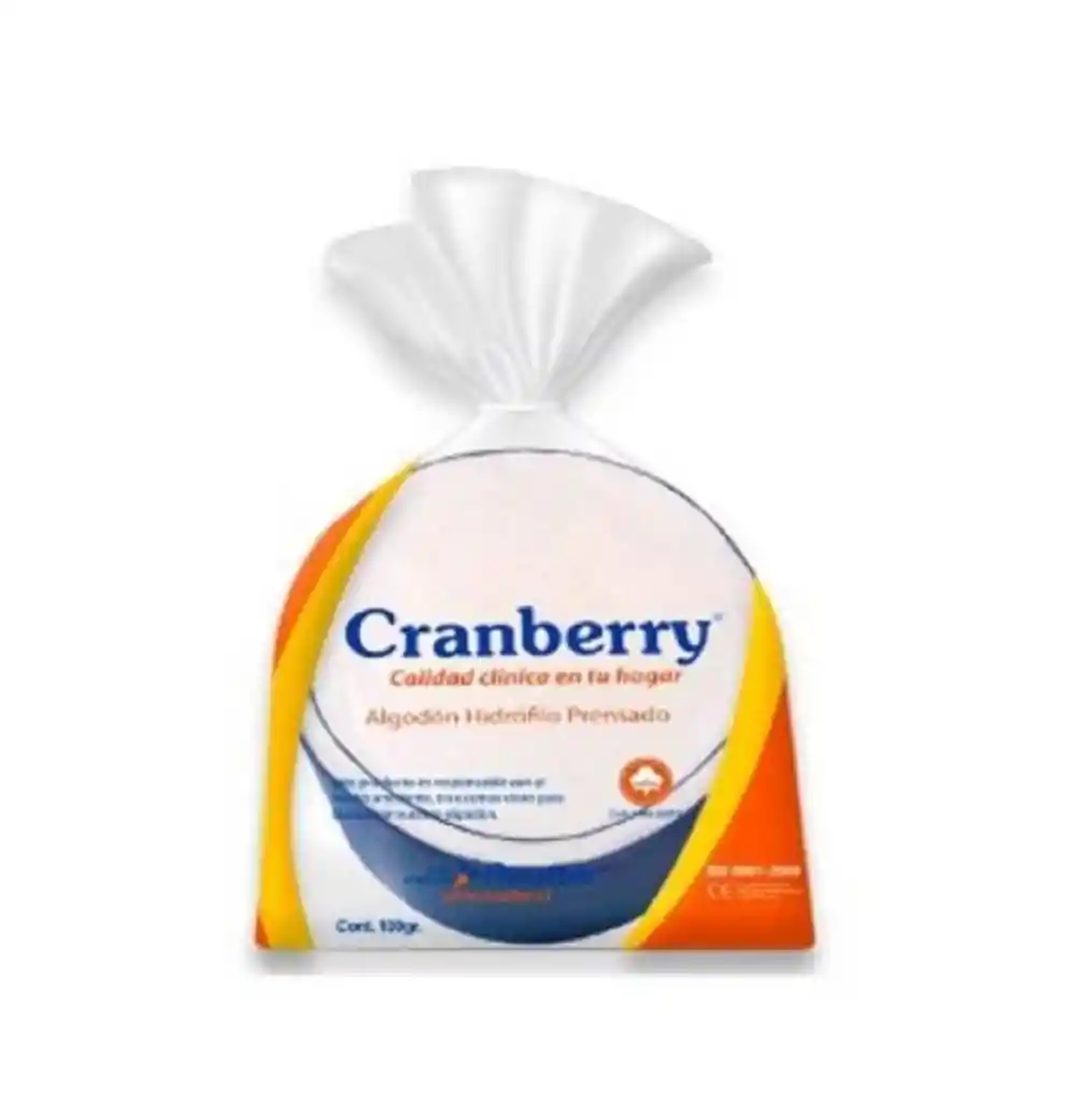 Algodón Hidrófilo Prensado Rollo Por 100 Grs