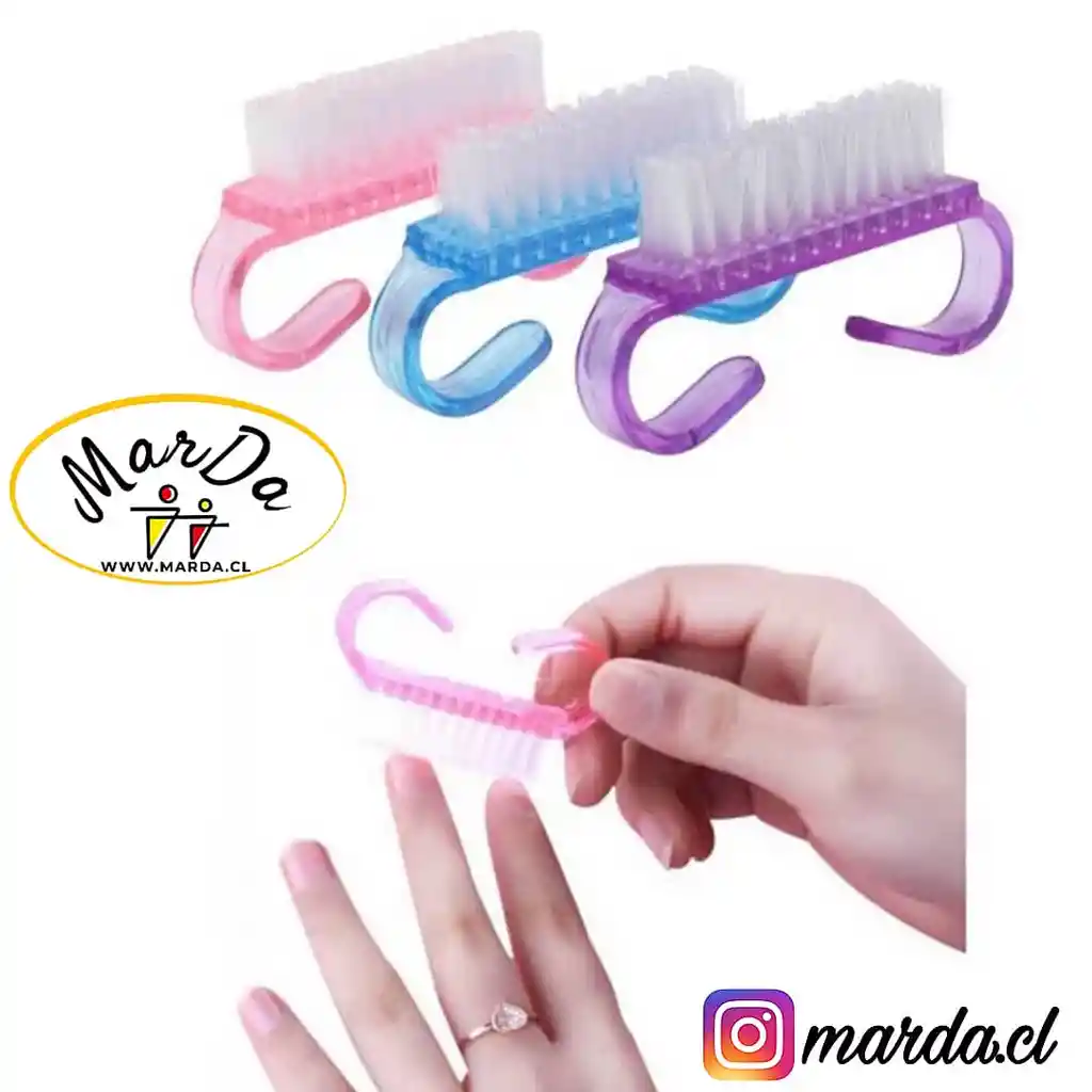 Escobilla Para Uñas 2 Piezas