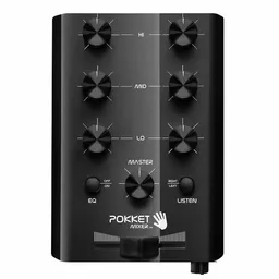 Mini Dj Mixer Pokket Mixer, Midnight Black