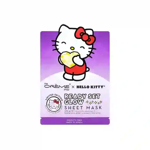The Creme Shop Mascarilla Hello Kitty Ready Set Glow Sheet Mask