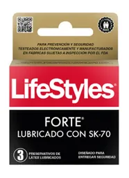 Preservativo Forte Lyfe Styles 3 Unidades