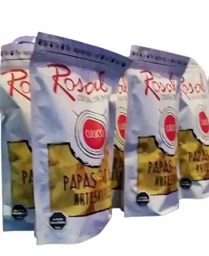 Papas Fritas Rusticas Clásico Rosal 120gr