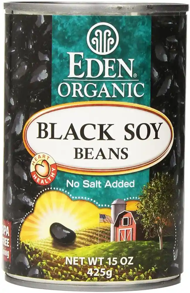 Eden - Black Soy Beans 425 Gr - Porotos Negros Organicos, Kosher