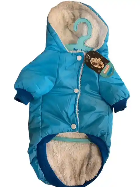 Ropa Parca Sport Celeste Pequeña Para Perro