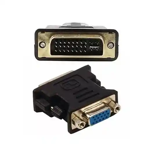 Adaptador De Video Dvi-i Macho A Vga Hembra 24+5