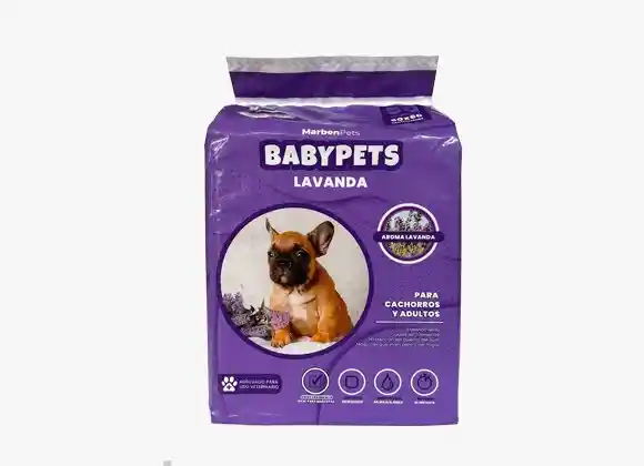 Marben Pets - Sabanillas Lavanda 60 X 60 (50 Unidades) Tp 50l