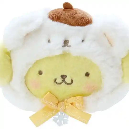 Estuche Con Cremallera De Felpa Pompompurin (serie Oso Polar Esponjoso)