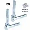 Pernos Para Soporte Smart Tv Samsung M8 43-45mm Vesa