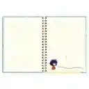 Libreta Tapa Dura Con Espiral Xl – Mafalda Fondo Azul