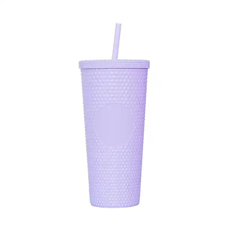 Vaso Tumbler Venti Con Bombilla 700ml Lila