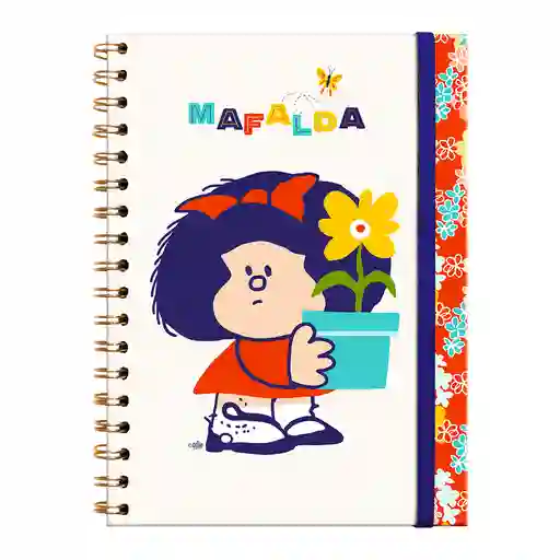 Libreta Tapa Dura Con Espiral Xl – Mafalda Y La Plantita
