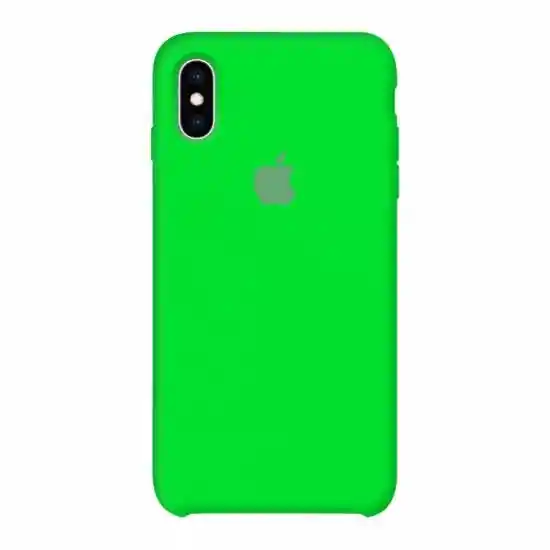 Carcasa Para Iphone Xs Max Color Verde Fosforecente