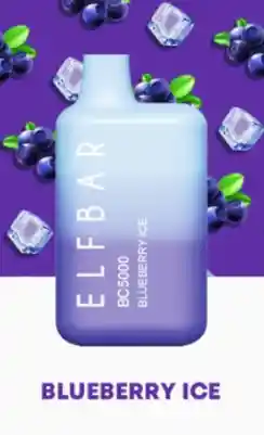 Elfbar Blueberry Ice Con Nicotina Vaper Desechable 5000 Puffs