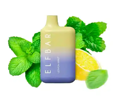 Elfbar Lemon Mint Con Nicotina Vaper Desechable 5000 Puffs