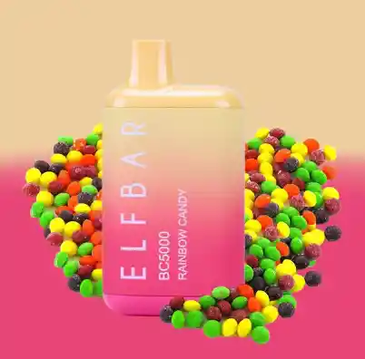 Elfbar Raibow Candy Con Nicotina Vaper Desechable 5000 Puffs