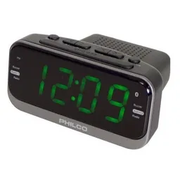 Radio Philco Reloj Bluetooth Despertador Con Alarma Dual