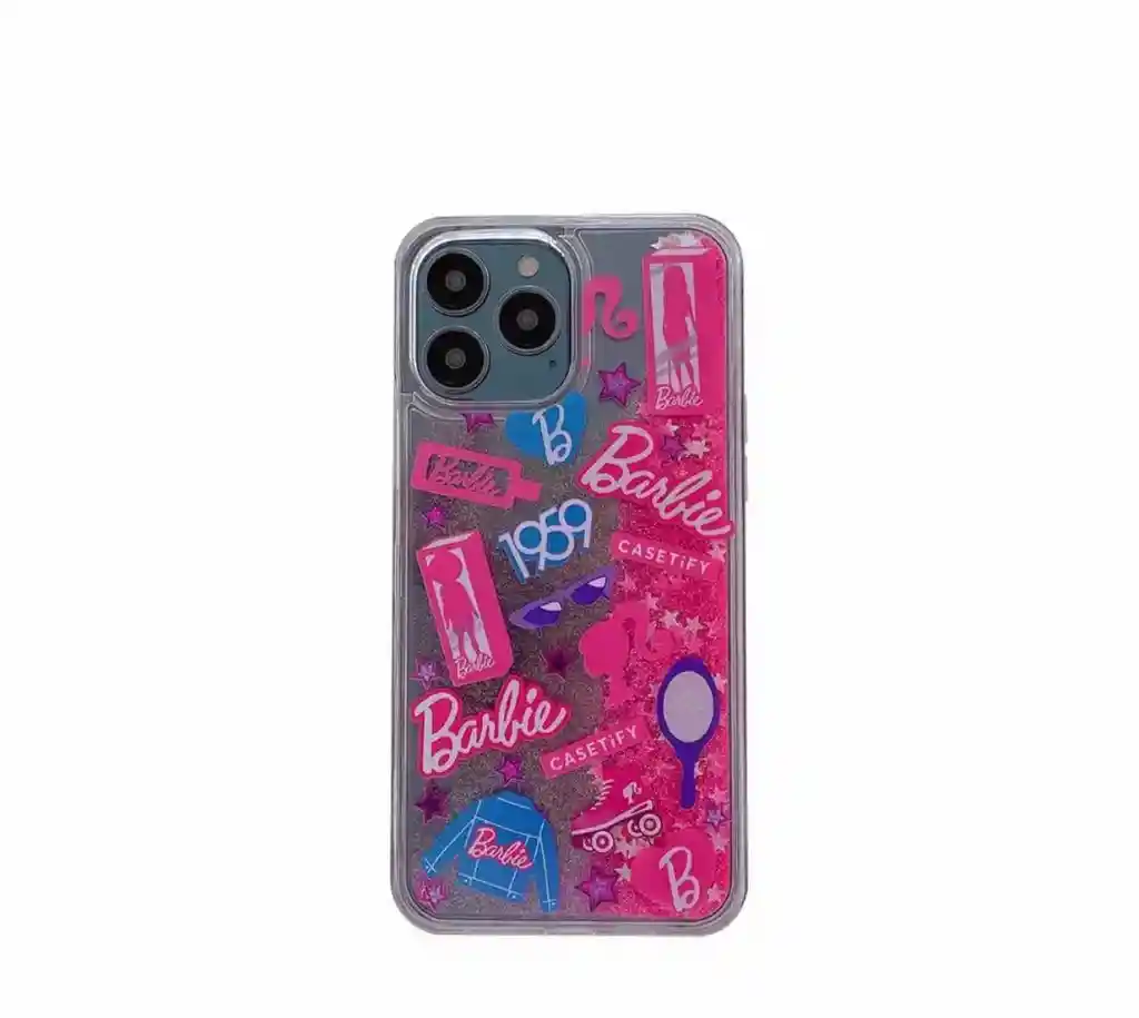 Case Iphone 11 Barbie Brillos Rosa