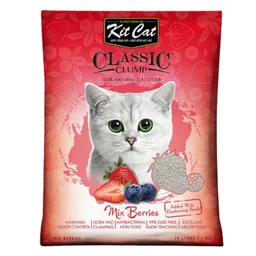 Kit Cat, Arena Clásica Para Gatos, Aroma Mix Berries (20 Kg)