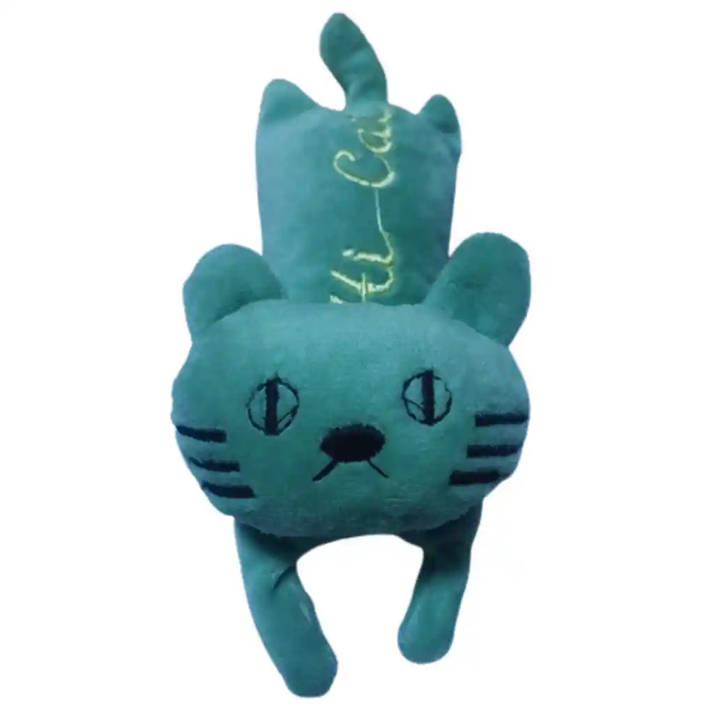 Juguete Peluche Green Cat Para Gatos