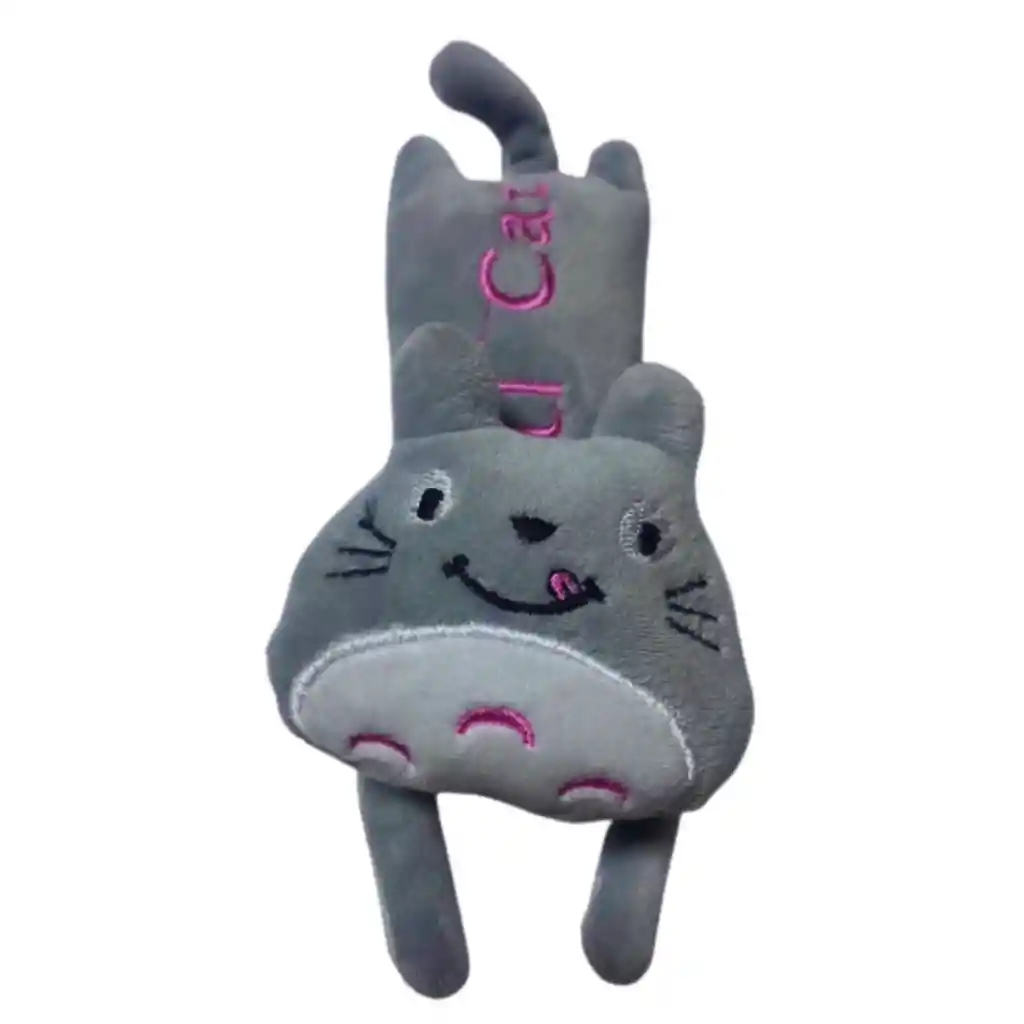 Juguete Peluche Grey Cat Para Gatos