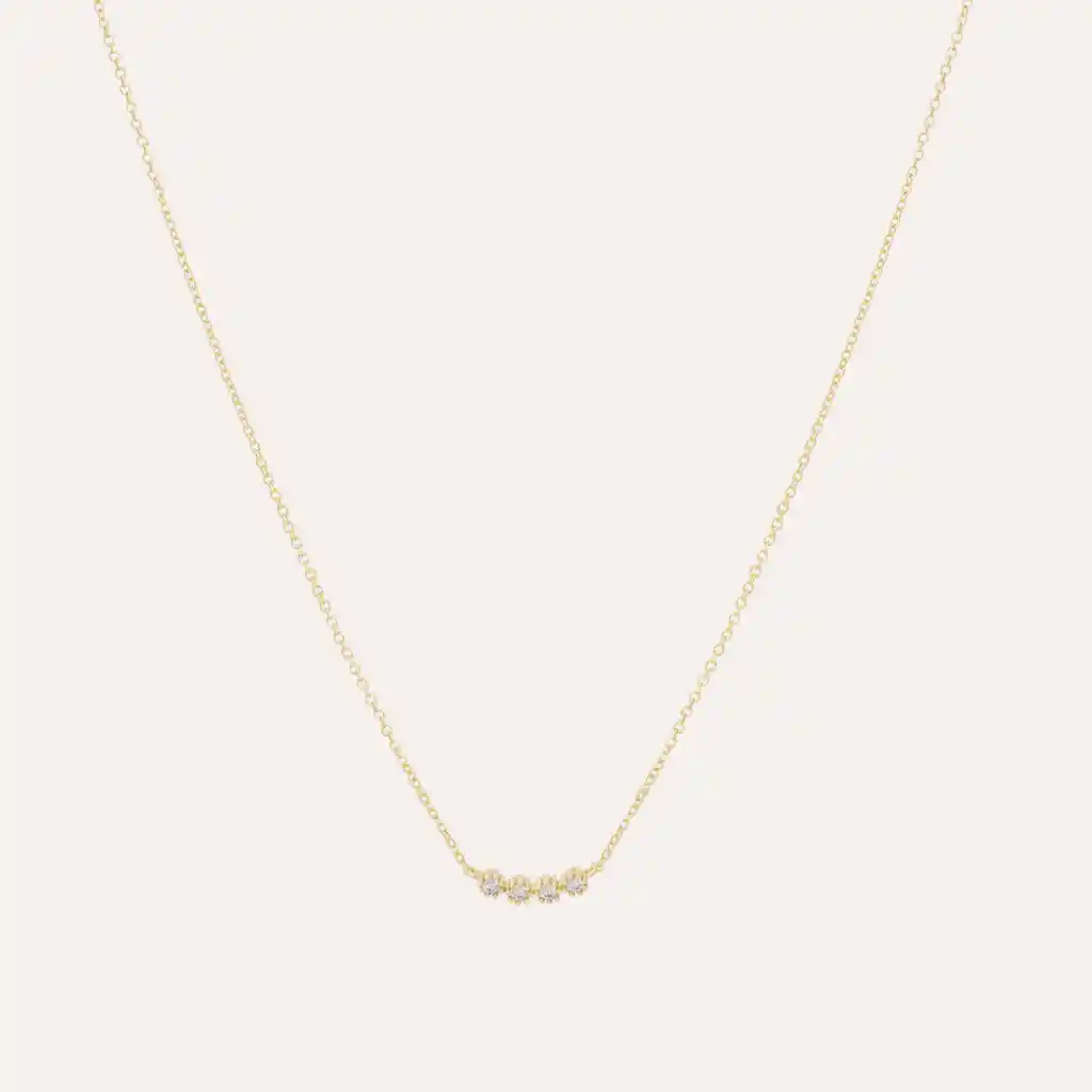 Collar Leia Baño De Oro