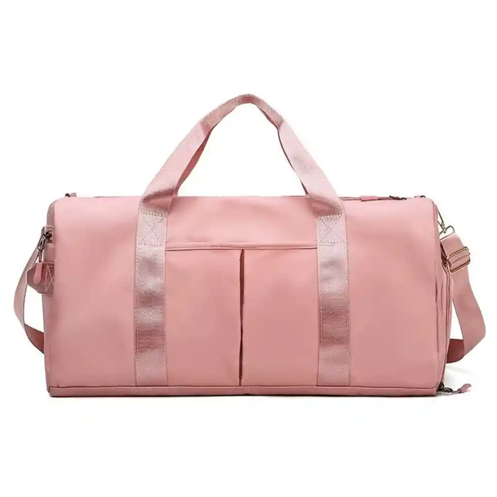 Bolso Duffel Viaje Deportivo Gimnasio Fitness 35l Rosado