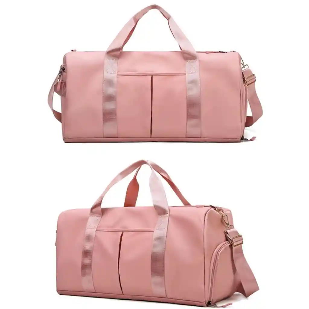 Bolso Duffel Viaje Deportivo Gimnasio Fitness 35l Rosado