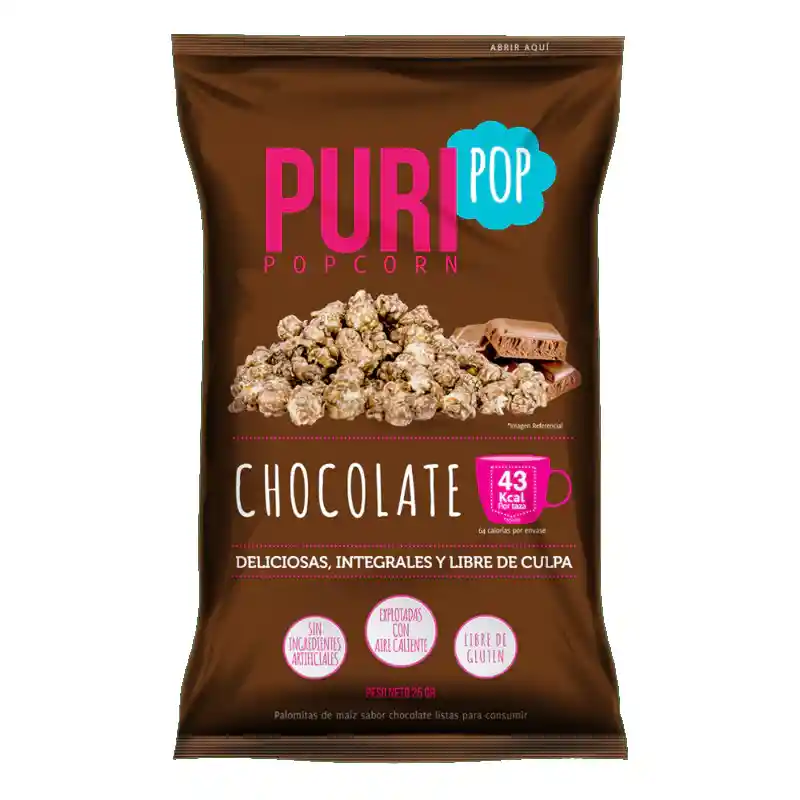 Popcorn Chocolate 25g