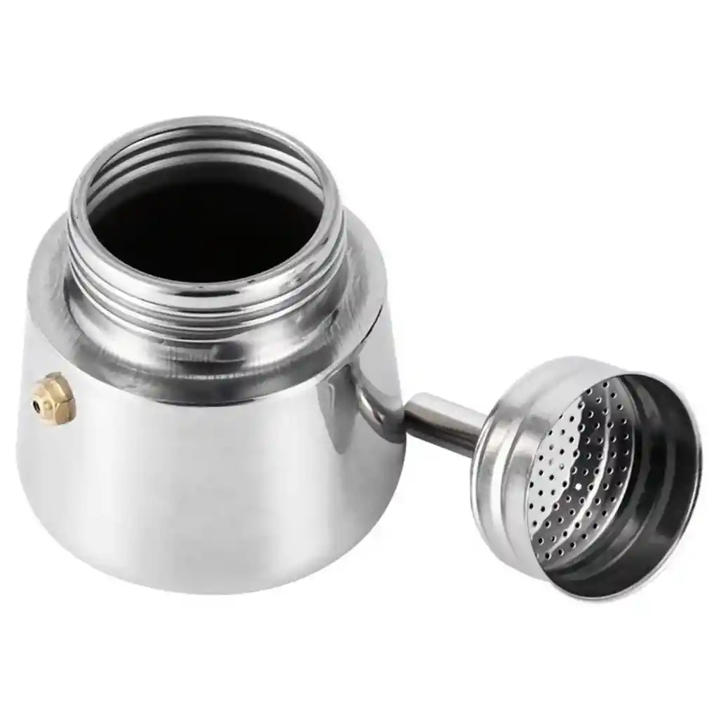 Cafetera Italiana De Acero Inoxidable 2 Tazas