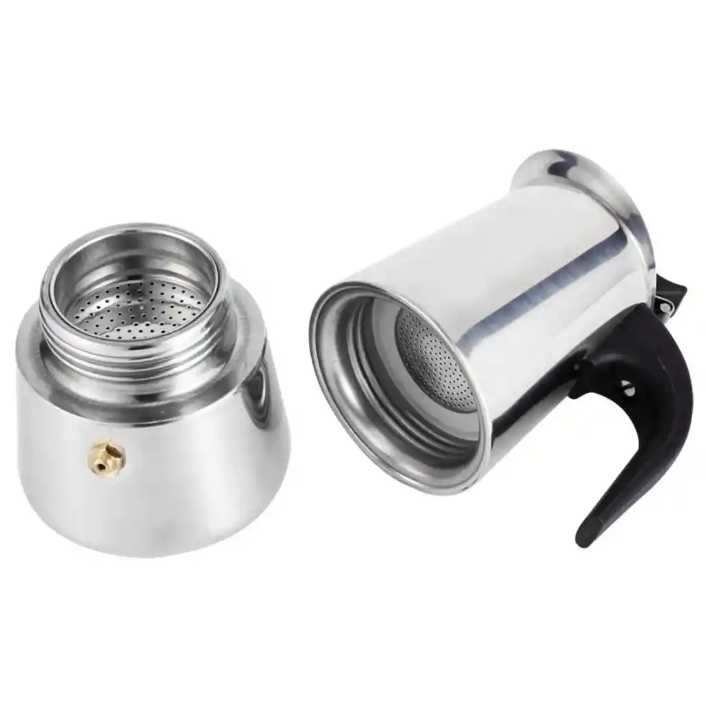 Cafetera Italiana De Acero Inoxidable 9 Tazas