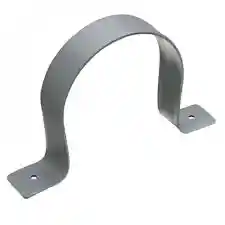 Abrazadera Pvc Sanitario 75mm Gris