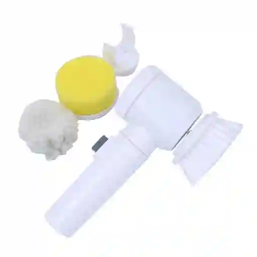 Cepillo De Limpieza Eléctrico Multifuncional Cabezas Intercambiables