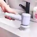 Cepillo De Limpieza Eléctrico Multifuncional Cabezas Intercambiables