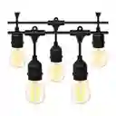 Guirnalda Porta Ampolletas E27 Exterior Eventos 10 Metros