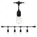 Guirnalda Porta Ampolletas E27 Exterior Eventos 10 Metros