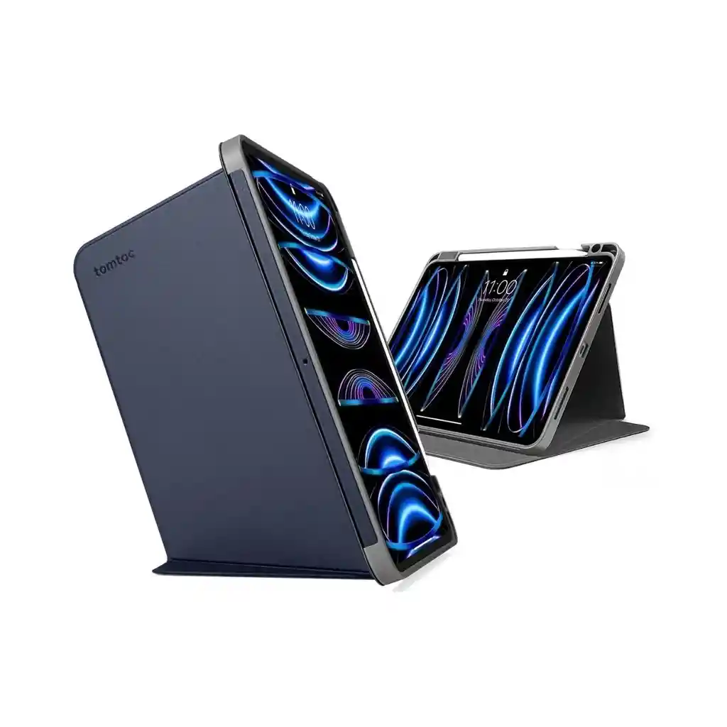 Tomtoc Funda Vertical Para Ipad Pro 11" 3ra/4ta Gen (m2m1) - Azul Oscuro