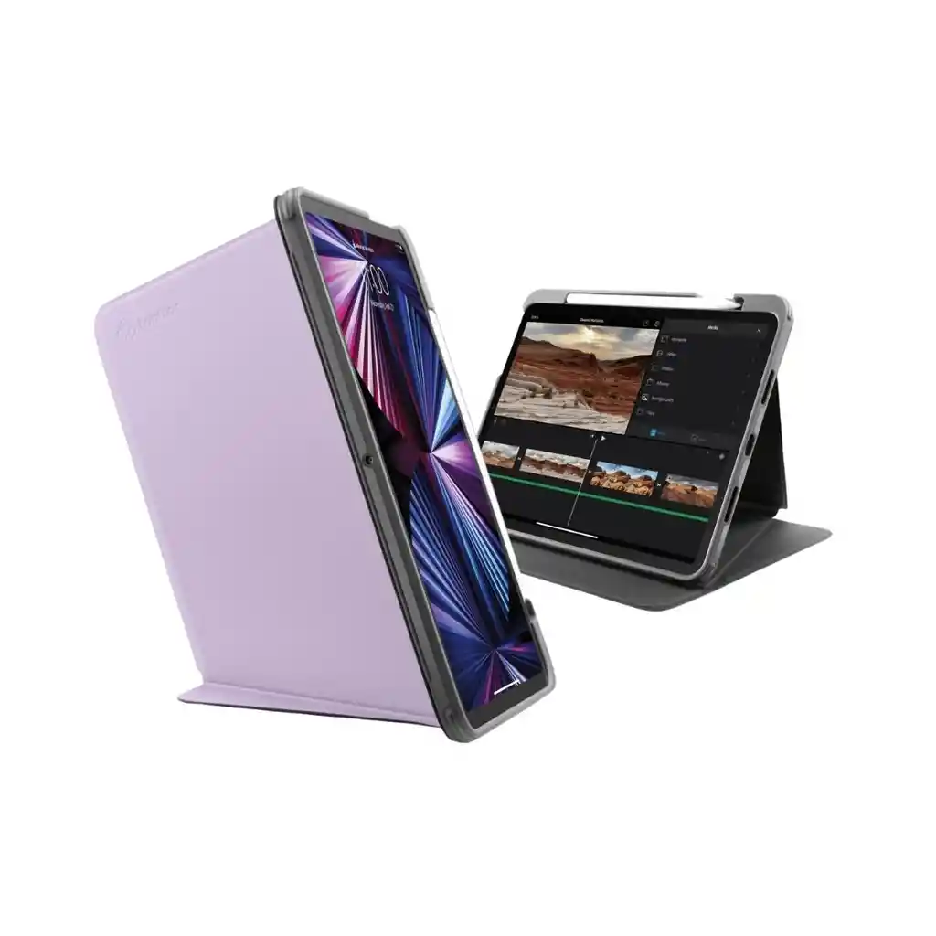 Tomtoc Funda Vertical Para Ipad Pro 12.9" 5ta/6ta Gen (m2m1) - Morado