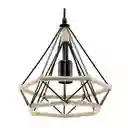 Lámparas Colgante Vintage Industrial Cuerda De Cáñamo