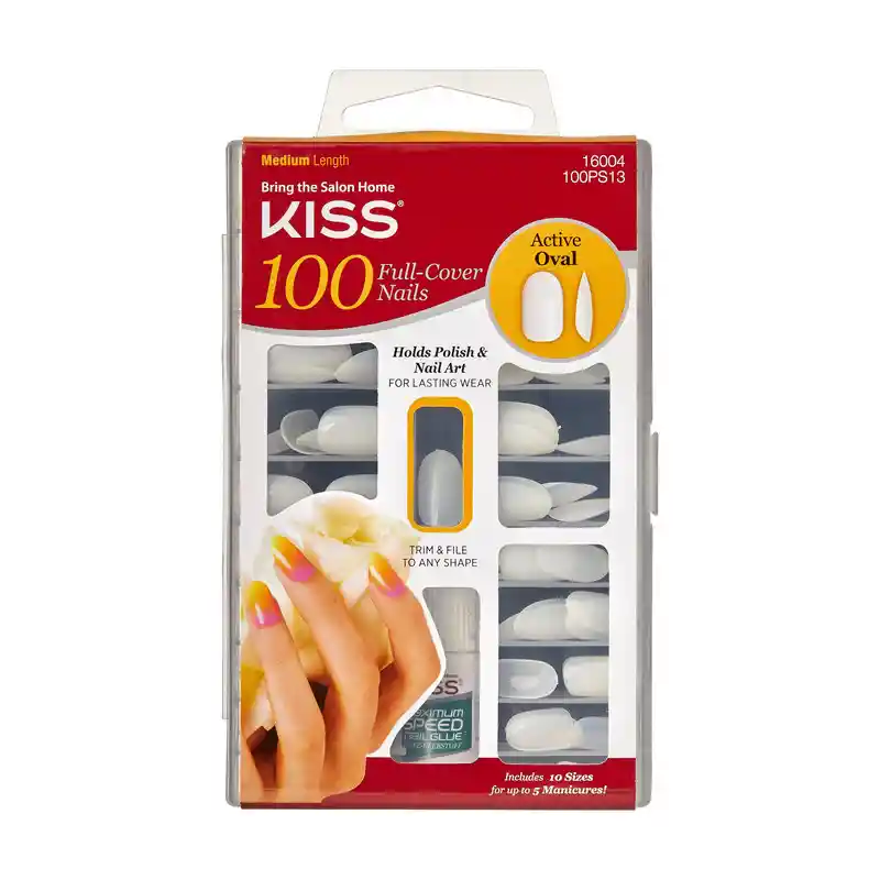 Kit Uñas Para Pintar Active Oval