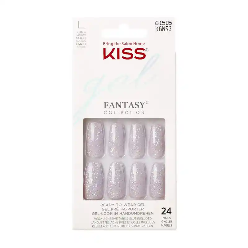 Uñas Kiss Gel Fantasy - Olivia