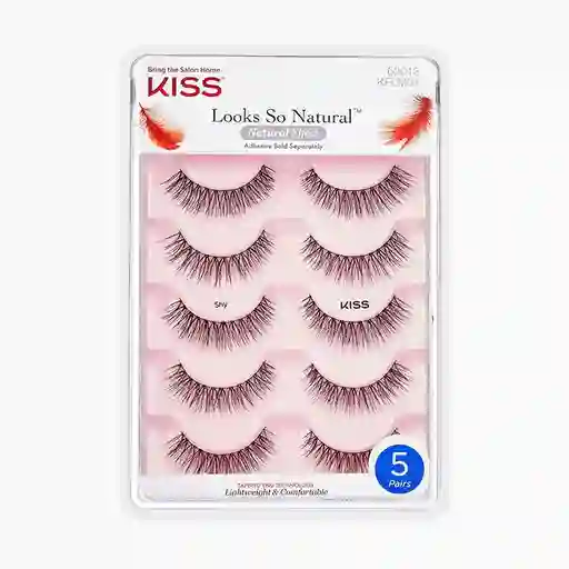 Pestañas Kiss Looks So Natural - Multi Pack 01